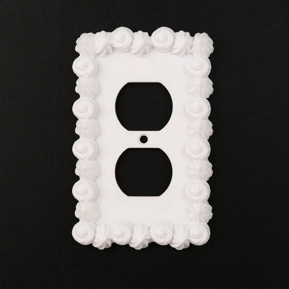 3D Printed Piping Texture Light Switch Cover Wall Plate