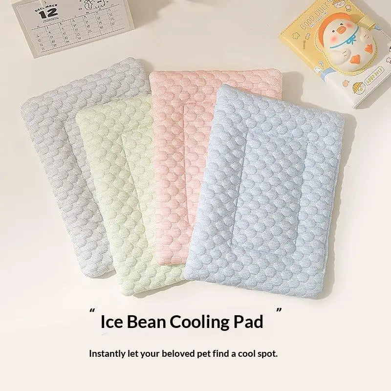 Pet Cooling Ice Silk Mat – Breathable Non-Slip Summer Pad Pet Cooling Mat Nixie