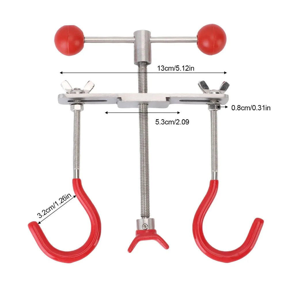 Stainless Steel Bonsai Branch Bender – Red Non-Slip Tool Bonsai Branch Bender Nixie