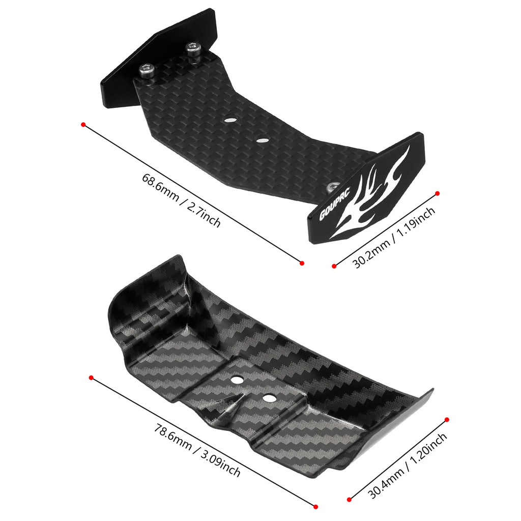 RC Rear Wing Spoiler for Losi Micro-B 1/24 Buggy Upgrade RC Car Upgrade Part Nixie