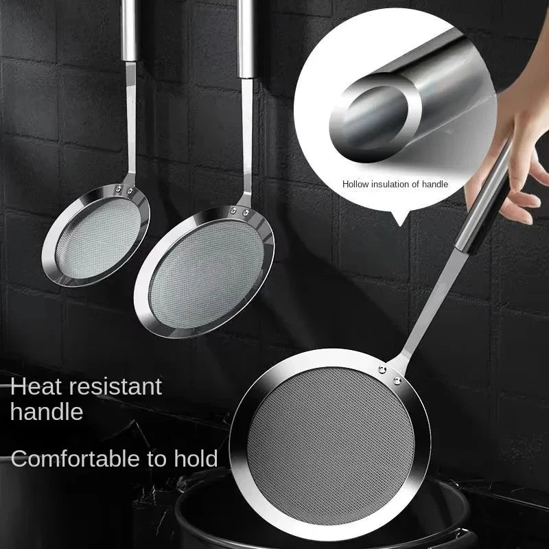 2-Pack Stainless Steel Fine Mesh Strainer Sieve Colander Set Mesh Strainer Set Nixie
