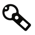 Metal Beer & Soda Can Opener Multi-Purpose Camping Wrench Can Opener Tool Nixie black