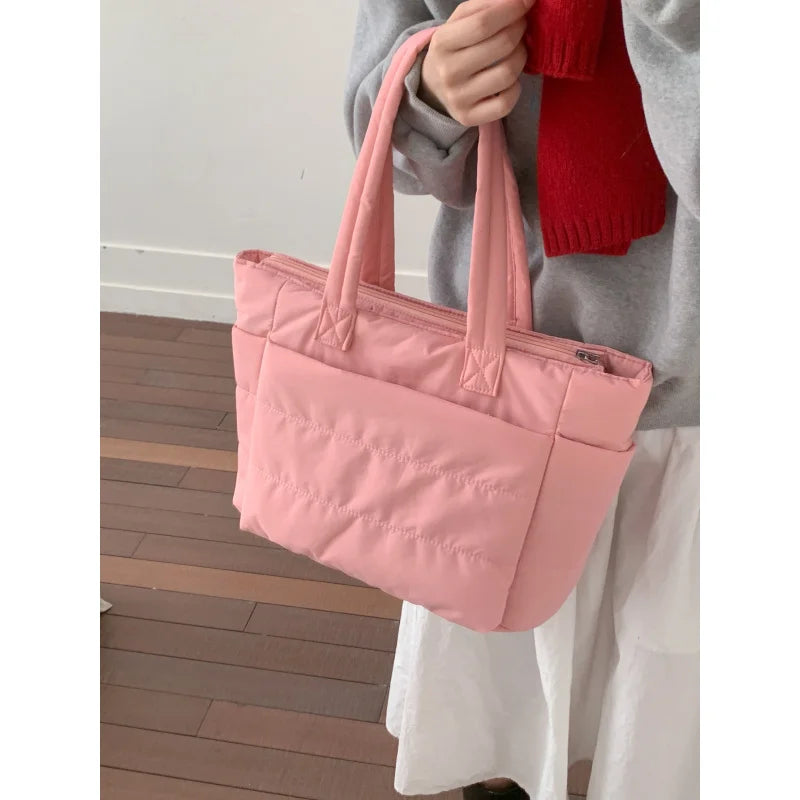 Women's Large Flannel Tote Shoulder & Crossbody Bag | Nixie Women's Tote Bag Nixie