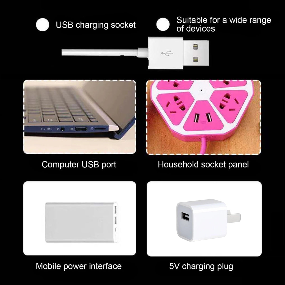 LED Wooden Light Base for Crystal, Acrylic & Resin Art – USB LED Display Base Nixie