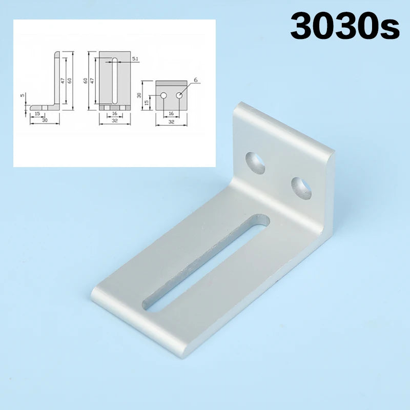 Aluminum Profile Support Brackets 2020 3030 4040 Frame Fix Aluminum Frame Bracket Nixie