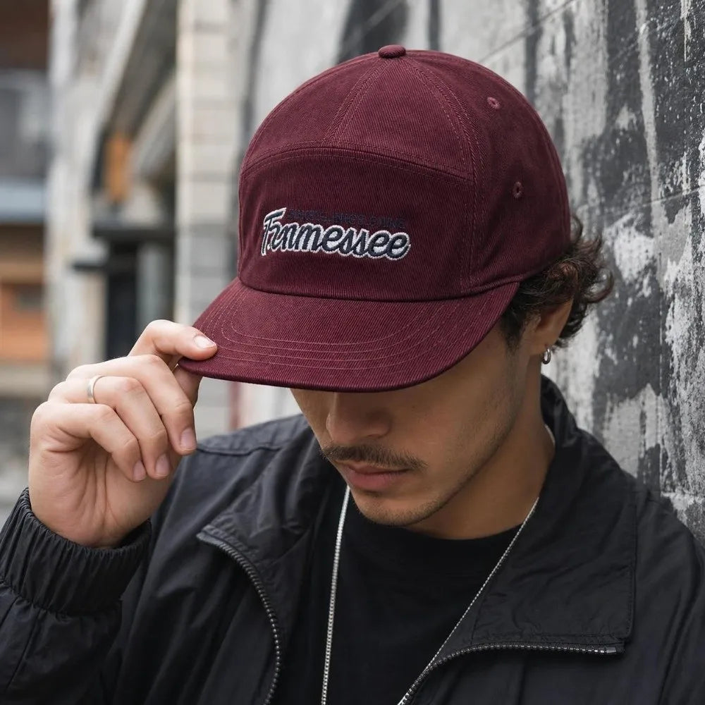 Short Brim Embroidered Snapback Trucker Baseball Cap – Unisex Baseball Snapback Cap Nixie