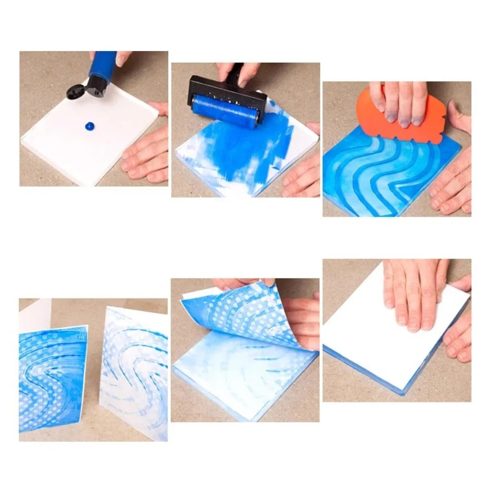 Silicone Gel Printing Plate – Reusable Monoprinting Art Tool