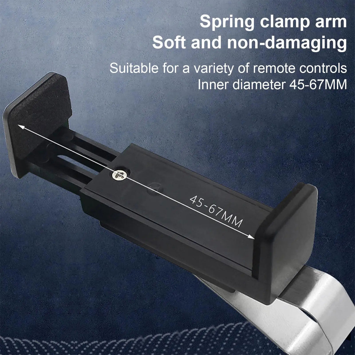 Car Sun Visor Garage Remote Control Clip Holder – Black