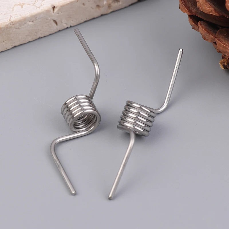 2Pcs Stainless Steel Refrigerator Door Torsion Hinge Springs Appliance Repair Parts Nixie
