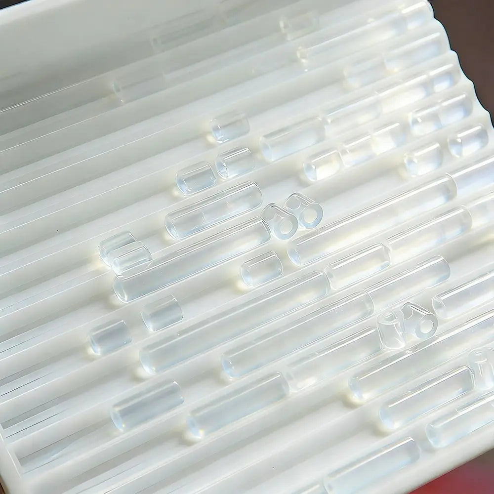Transparent DIY Perler Fuse Beads 2.6mm – 1000pcs Glass-Color DIY Craft Beads Nixie