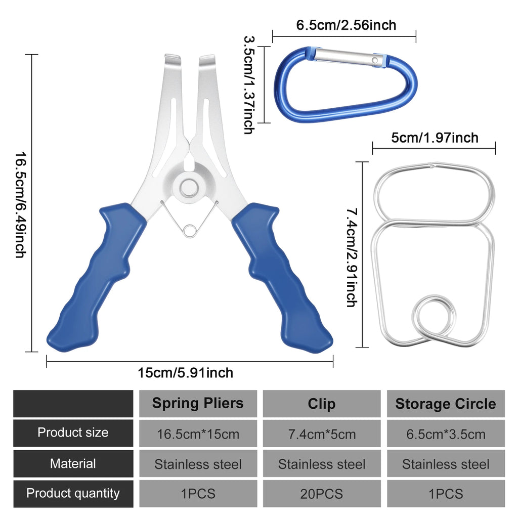 Miter Spring Clamp & Pliers Kit – 24pc Woodworking Set Woodworking Clamp Kit Nixie Style 2
