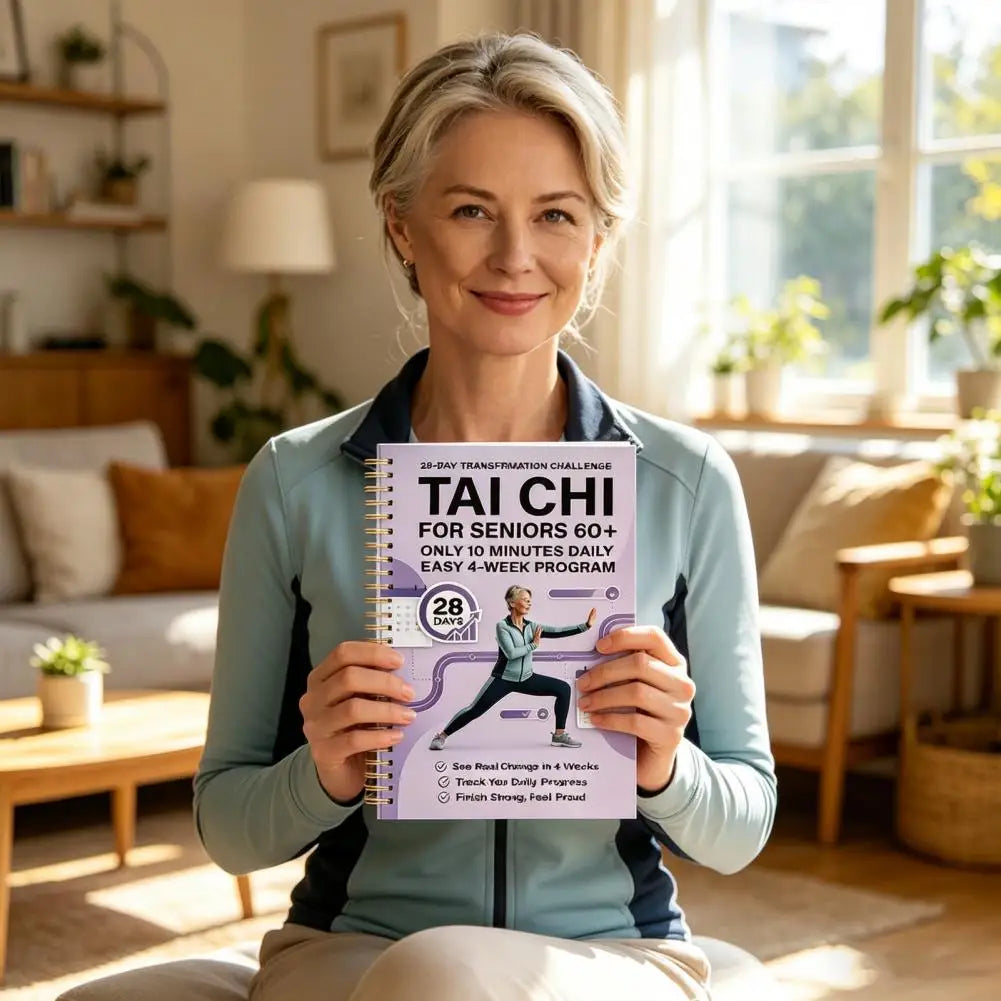 28-Day Tai Chi Practice Planner for Seniors & Beginners