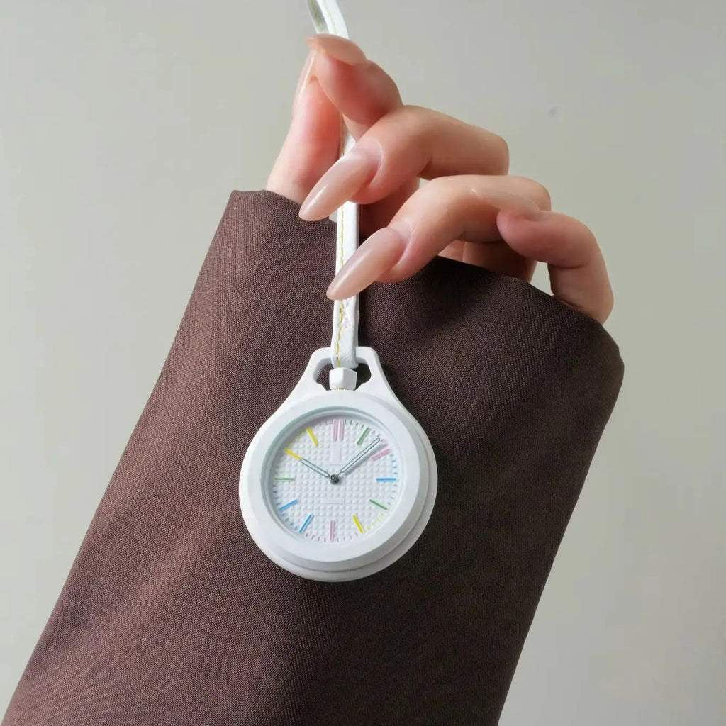 REBIRTH Round Hanging Quartz Watch Backpack Pendant Clock Pendant Quartz Watch Nixie
