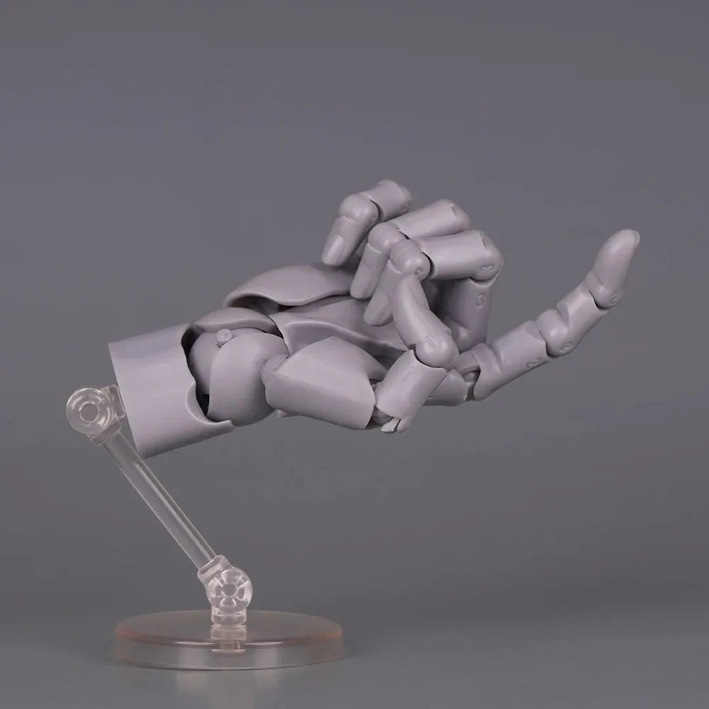 1:2 Scale Articulated Hand Model – Posable Art Reference Figure Articulated Hand Model Nixie