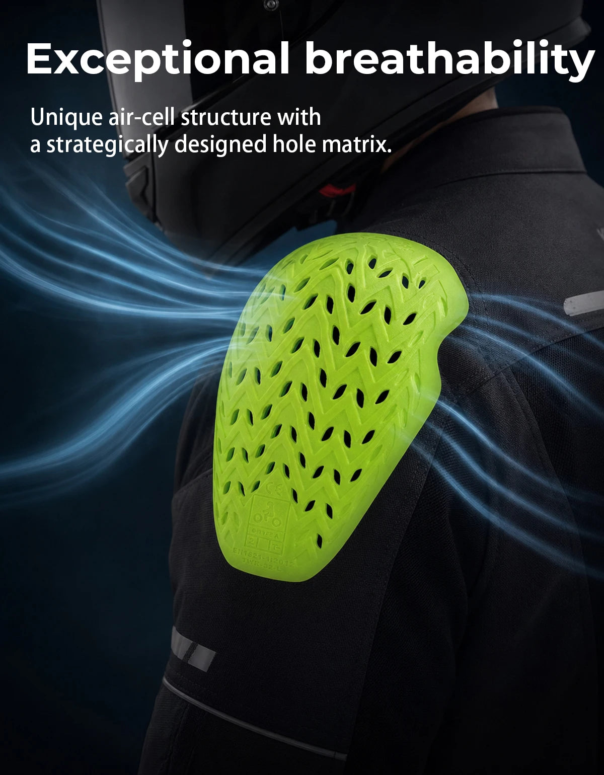CE Motorcycle Armor Inserts – Back, Elbow & Shoulder Pads Motorcycle Armor Inserts Nixie