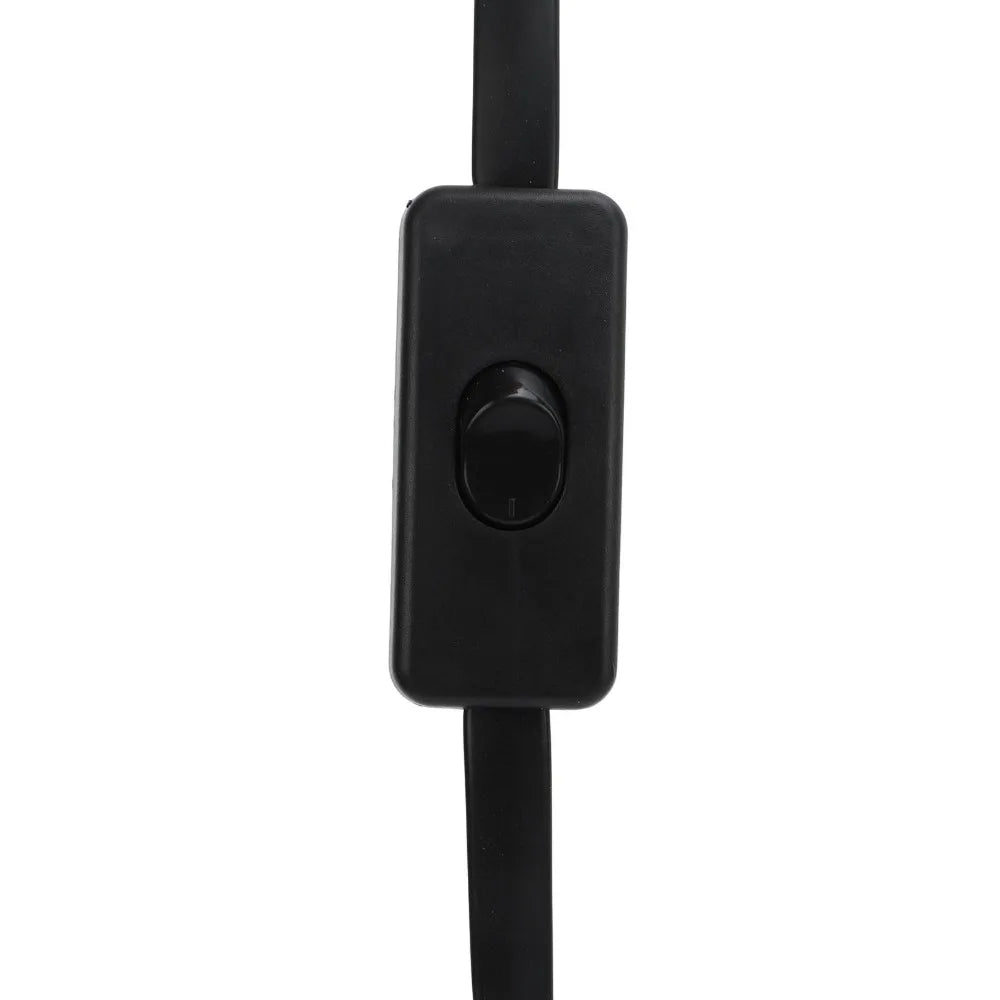16-Pin OBD2 Extension Cable with Power Switch – Flat Diagnostic Adapter