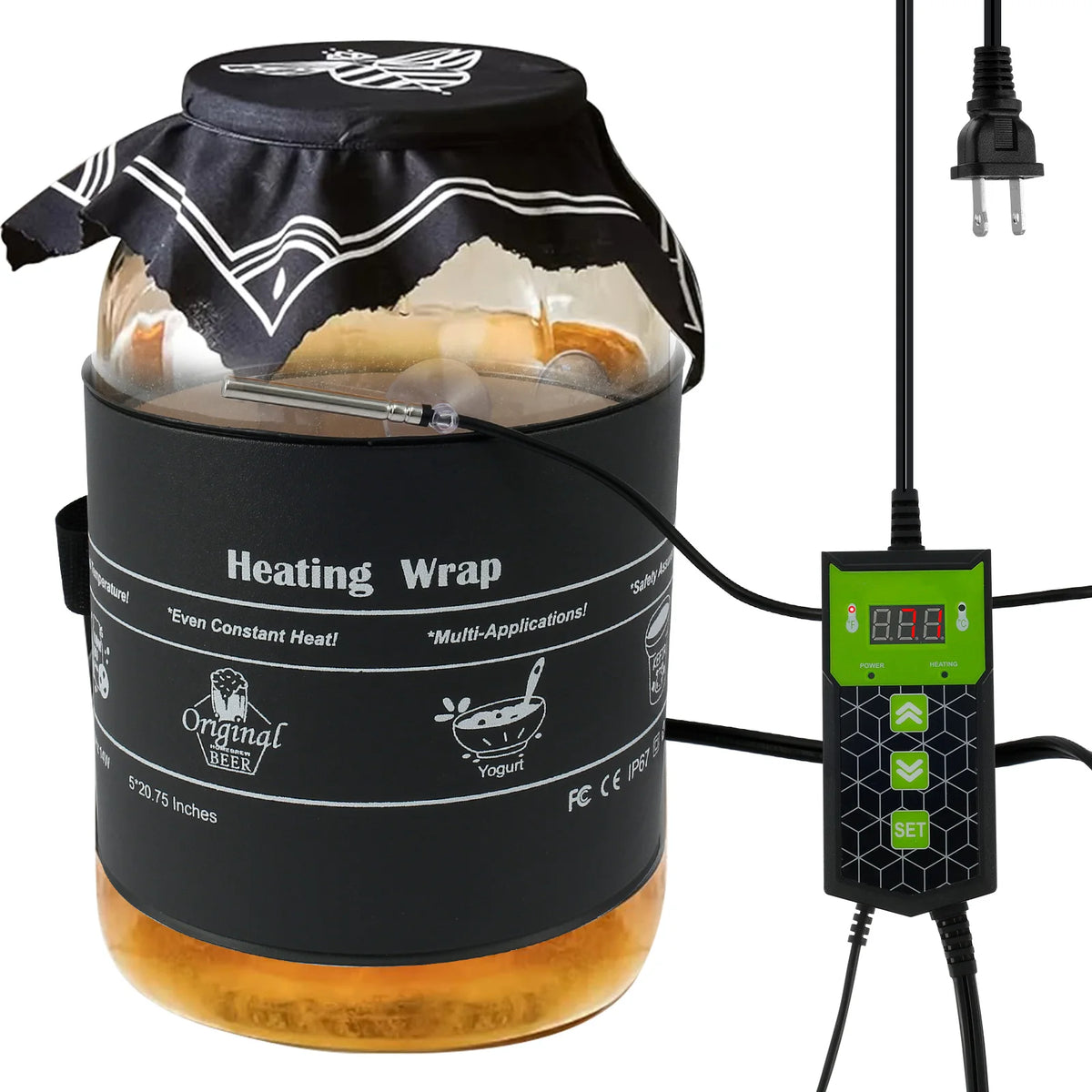Kombucha Heating Wrap | Even Heat Fermentation Pad by Nixie