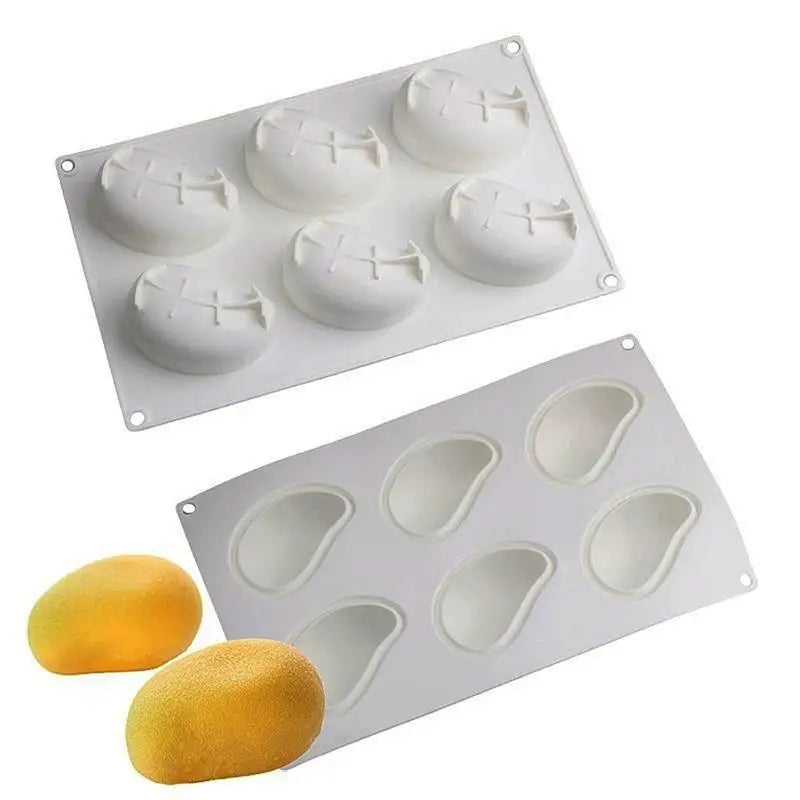Mango Silicone Cake Mold – Flexible Mousse & Pastry Baking Tray