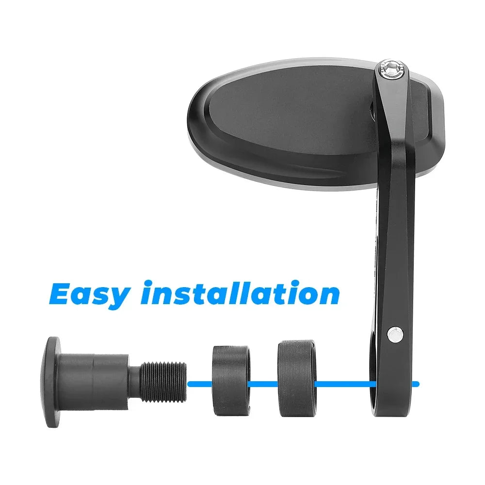CNC Bar End Mirrors for Yamaha MT-07 MT-09 XSR900 TMAX530 Motorcycle Bar End Mirrors Nixie