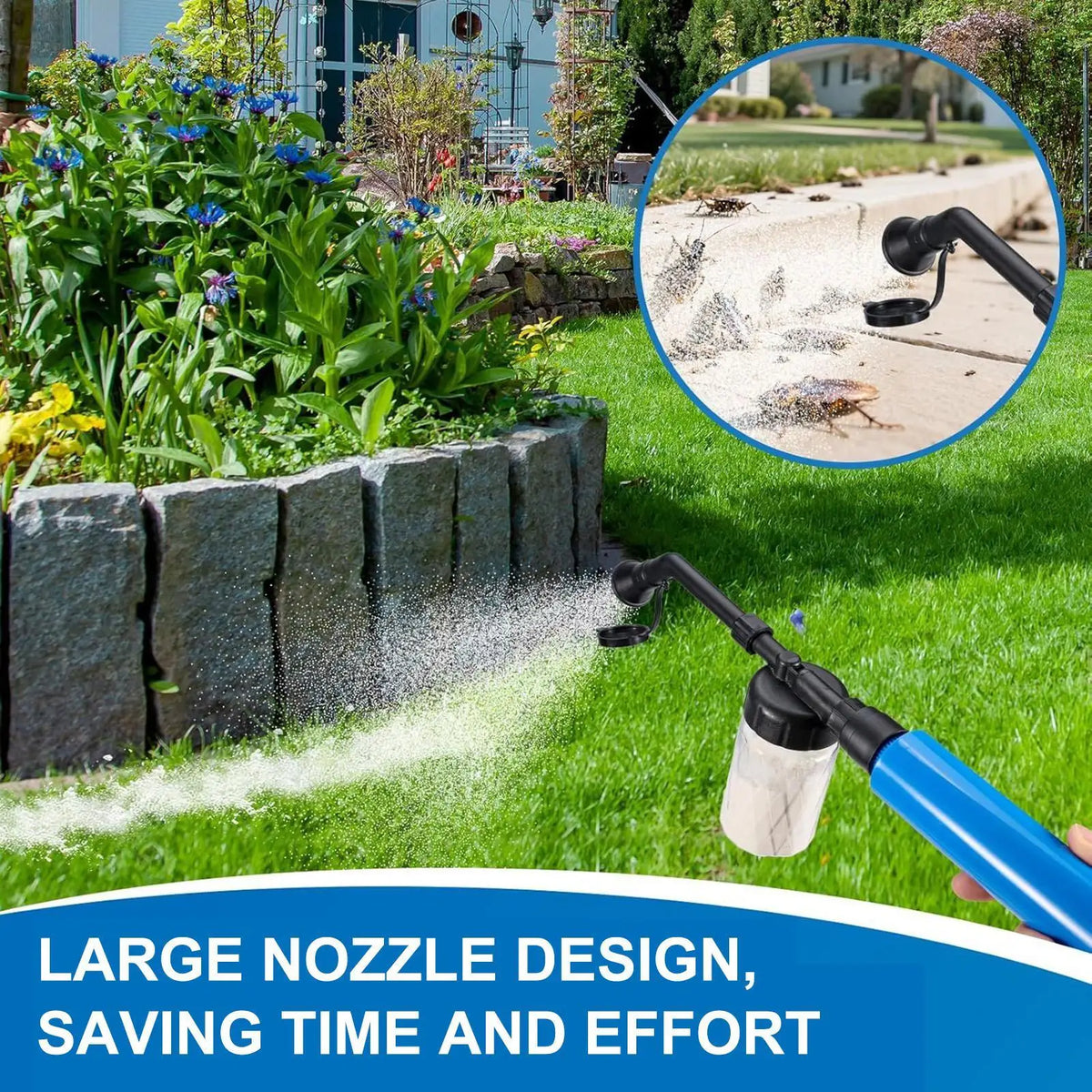 Handheld Powder Duster Applicator & Telescopic Pollinator Tool