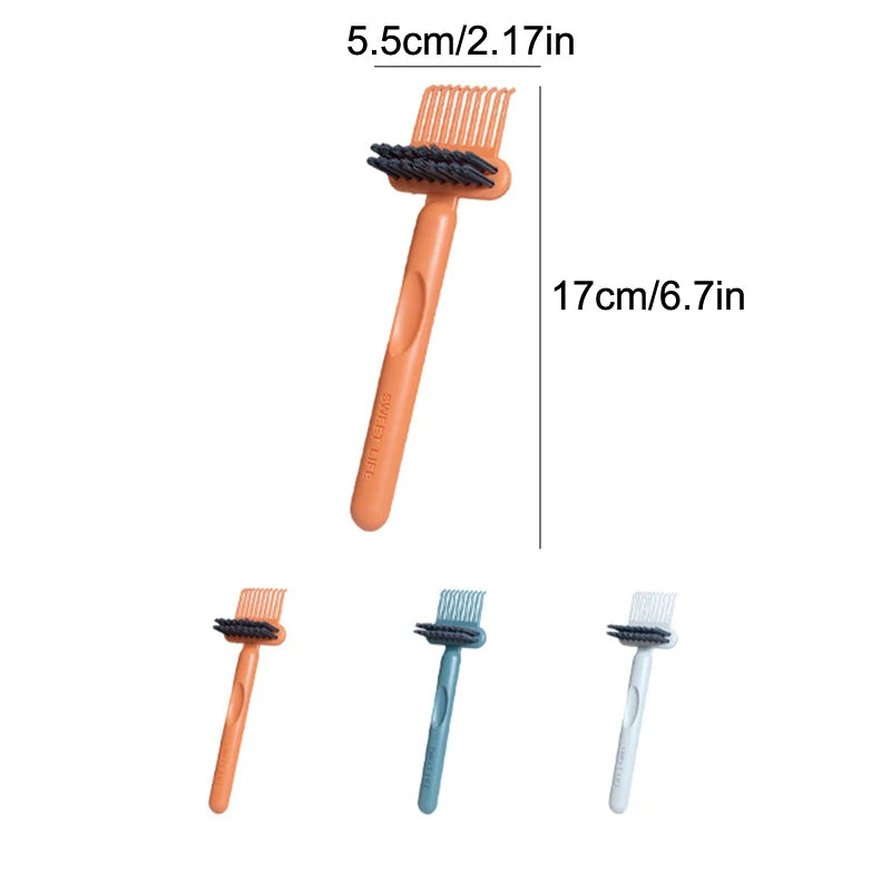 2-in-1 Hair Brush Cleaner Tool – Comb & Bristle Cleaning Rake Hair Brush Cleaner Nixie