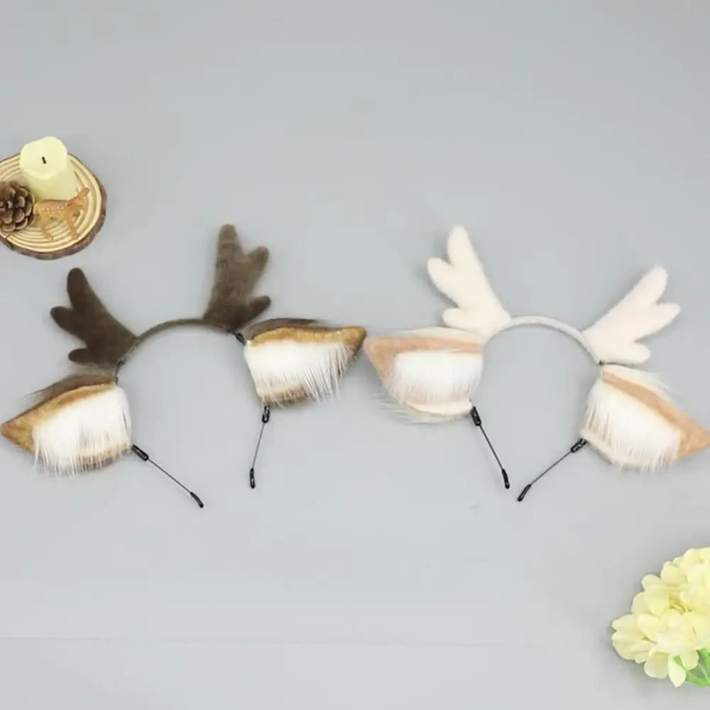 Reindeer Antler Headband – Christmas Party Headpiece for Adults