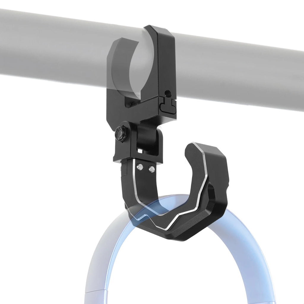 UTV Roll Cage Helmet Hook – Aluminum, Fits 1.6"–2" Roll Bars UTV Roll Bar Hook Nixie
