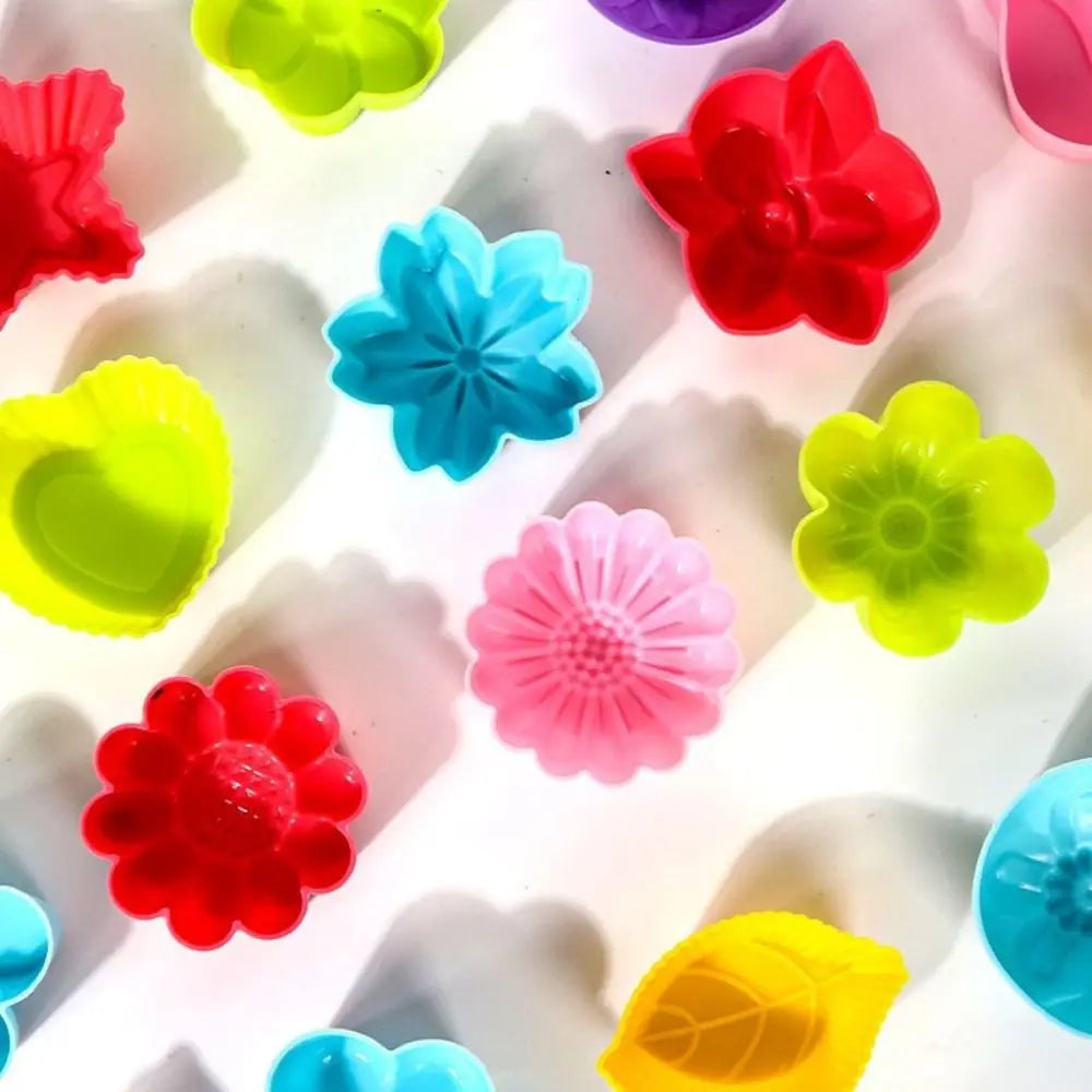 5cm Silicone Flower Cake Mold – Mini DIY Cupcake & Soap Mould Silicone Baking Mold Nixie
