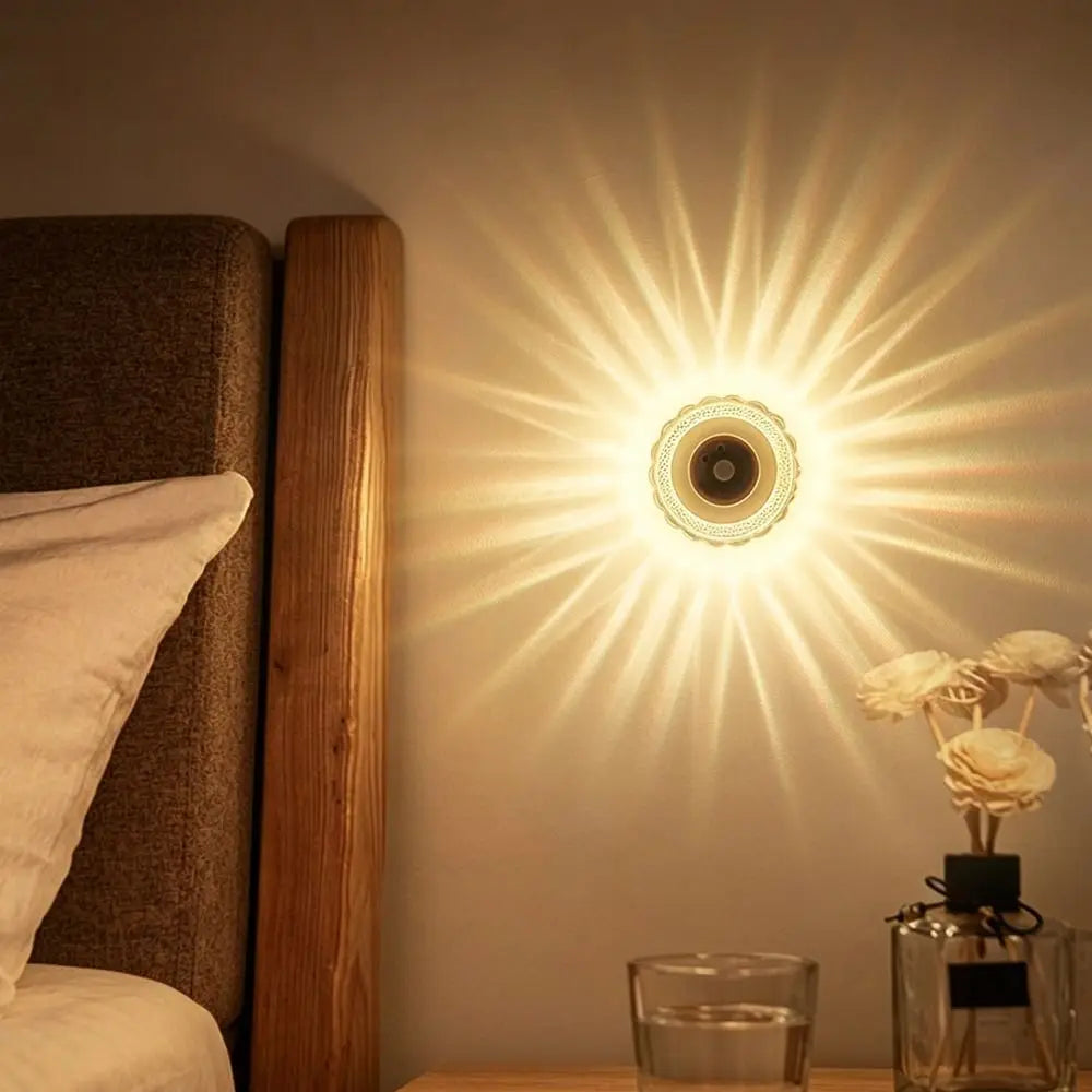 16-Color RGB Motion Sensor Night Light USB Rechargeable Ambient Night Light Nixie