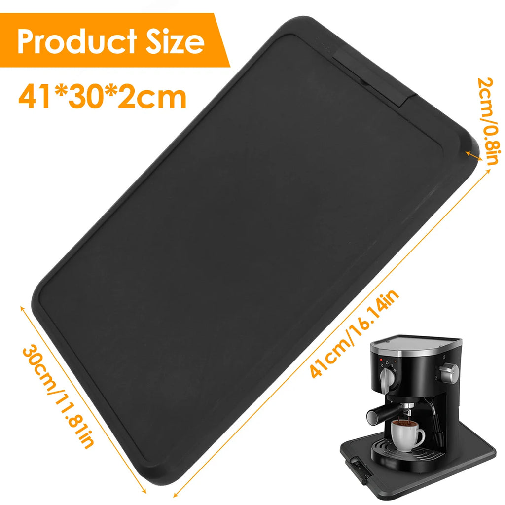 Kitchen Appliance Sliding Tray – Rolling Caddy for Countertops Appliance Rolling Tray Nixie