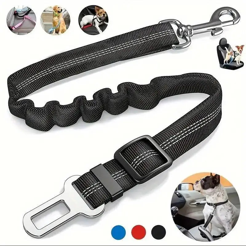Adjustable Reflective Pet Car Safety Belt for Dogs & Cats Pet Car Seatbelt Nixie
