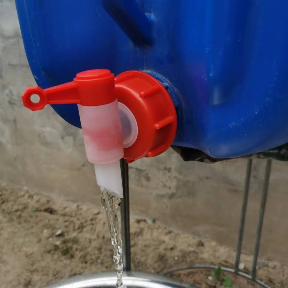 DN51/DN61 IBC Water Tank Faucet – Leak-Proof Plastic Tap Water Tank Faucet Nixie