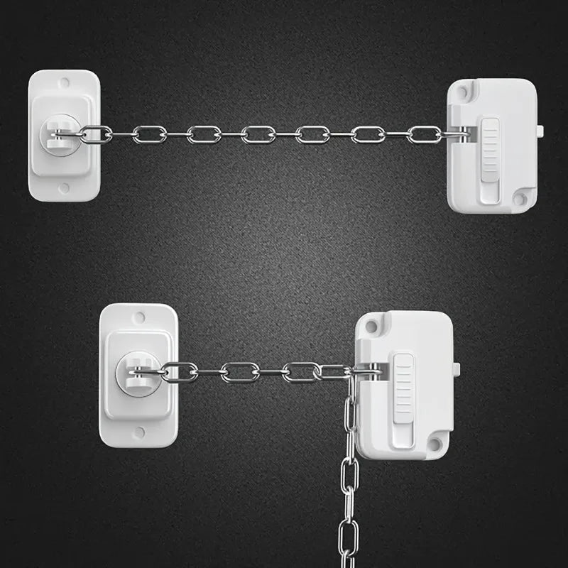 Baby Safety Window Lock – Self-Adhesive, No Drill, Anti-Pinch