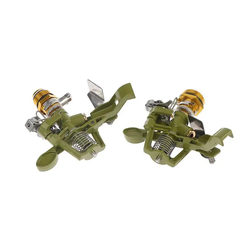 360° Metal Pulsating Sprinkler 1/2 & 3/4 Inch Garden Lawn Garden Sprinkler Nixie