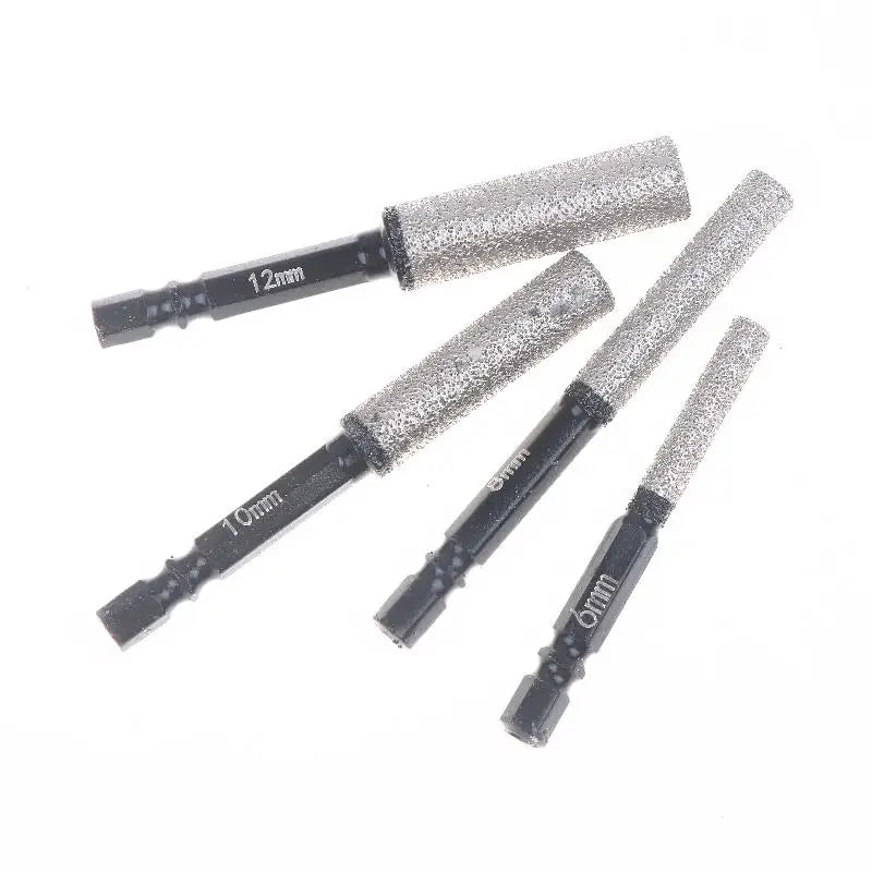 Vacuum Brazed Diamond Dry Drill Bit Set 5–12mm | Pack of 2 Diamond Drill Bit Set Nixie