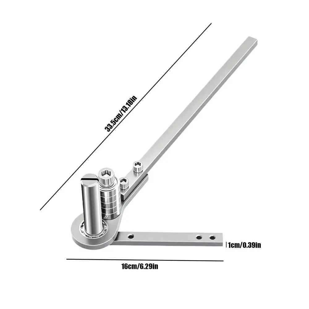 Manual Metal Bender 1–4.5mm Steel Plate Flat Iron Bending Machine Metal Bending Machine Nixie As show
