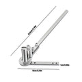 Manual Metal Bender 1–4.5mm Steel Plate Flat Iron Bending Machine Metal Bending Machine Nixie As show