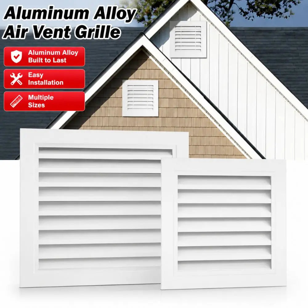 Aluminum Alloy Square Air Vent Grille White Return Vent Cover Air Vent Grille Nixie