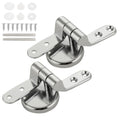 Universal Toilet Seat Hinges – Chrome Zinc Alloy Replacement Set Toilet Seat Hinges Nixie 1 set