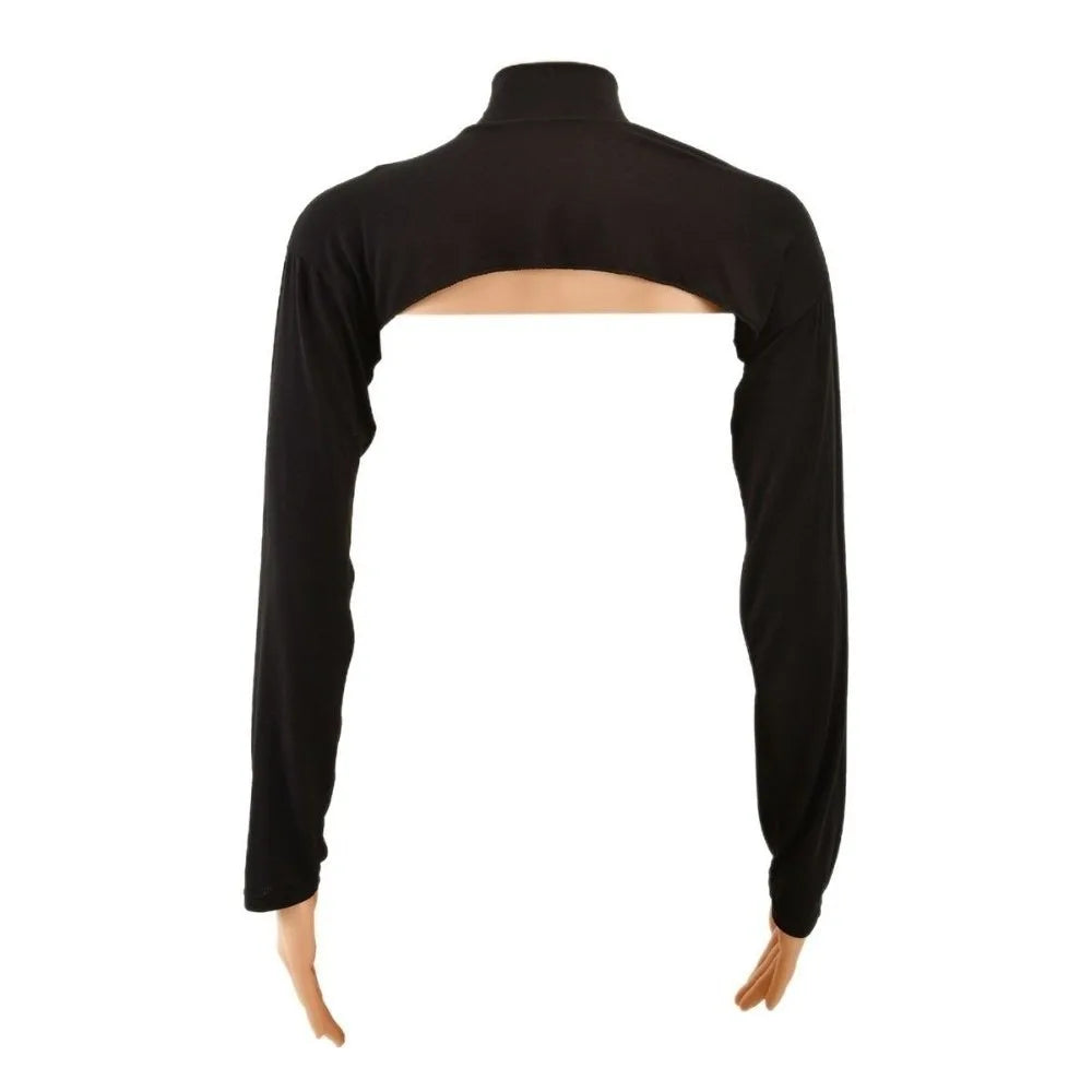 UV-Proof High Collar Sun Sleeves – Mercerized Cotton, Stretchy Sun Protection Sleeves Nixie Black