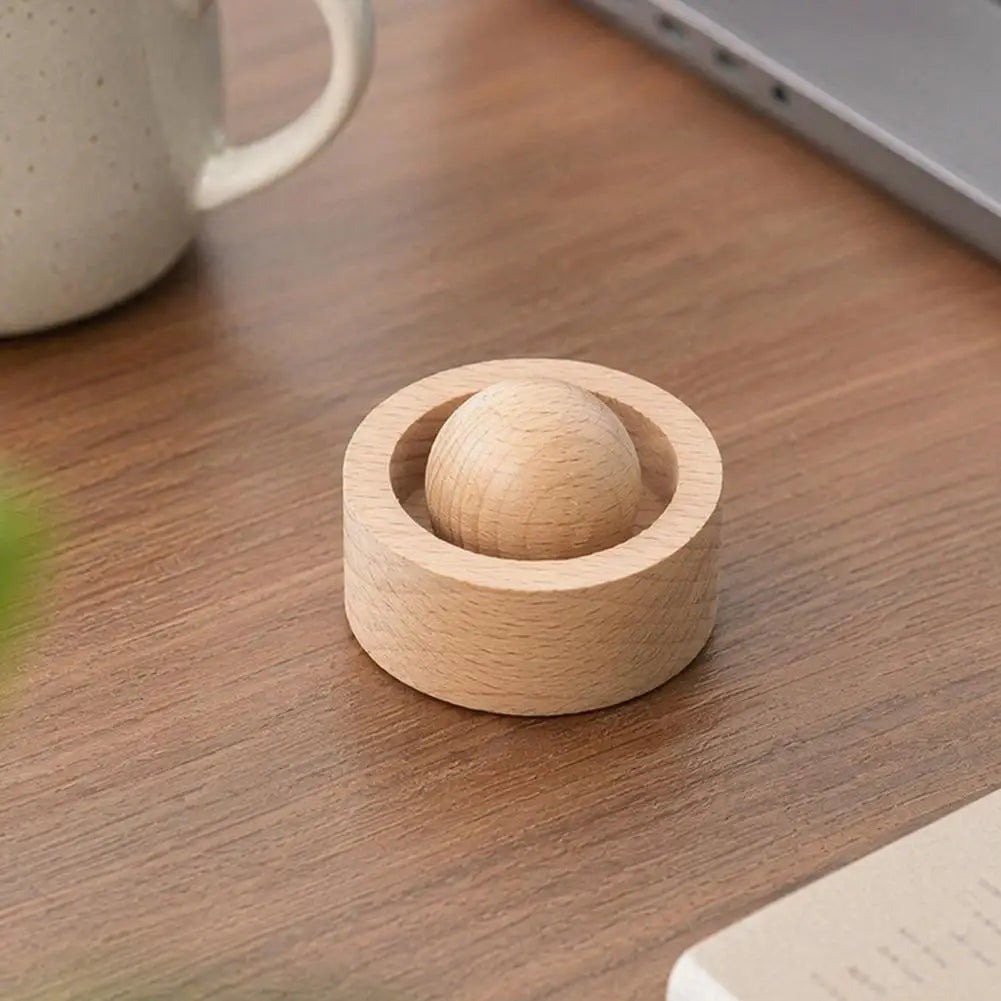 Mini Wooden Sphere Essential Oil Diffuser – No Heat Aromatherapy