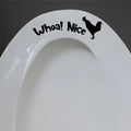 Rooster Toilet Seat Sticker – Removable Bathroom Decal 2 Pcs Bathroom Decal Sticker Nixie Default Title