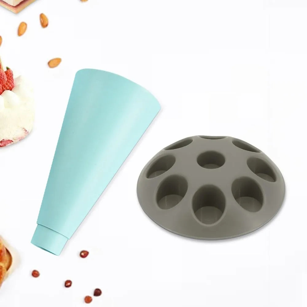 Piping Bag Holder Stand 8 Slots – Pastry Bag Organizer Piping Bag Stand Nixie