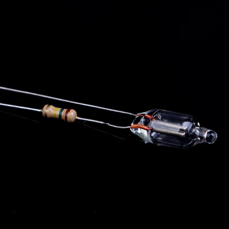 20pcs 220V Neon Indicator Lamps with Resistor 6x16mm Glow Neon Indicator Lamp Nixie