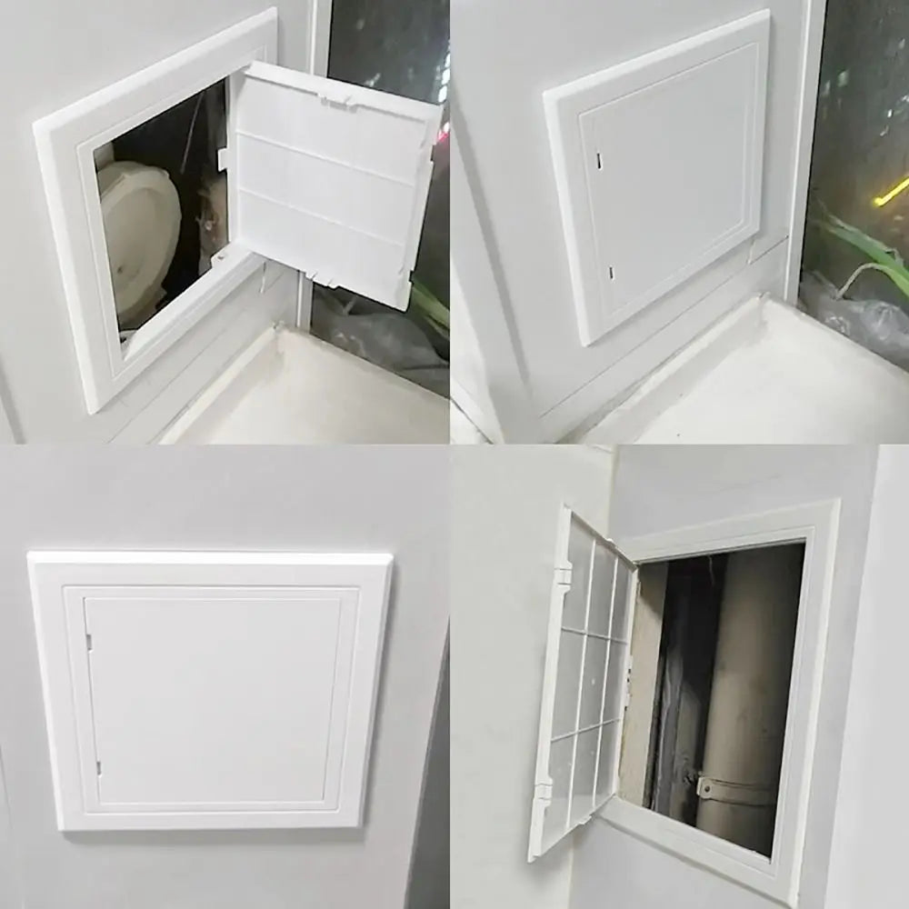White ABS Access Panel Hatch Cover – Wall & Ceiling Inspection Door Access Panel Hatch Nixie