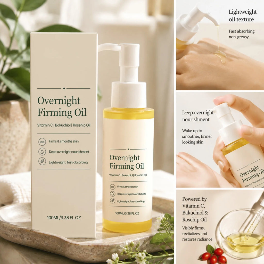 Vitamin C Firming Overnight Facial & Body Oil – 100ml Facial & Body Oil Nixie