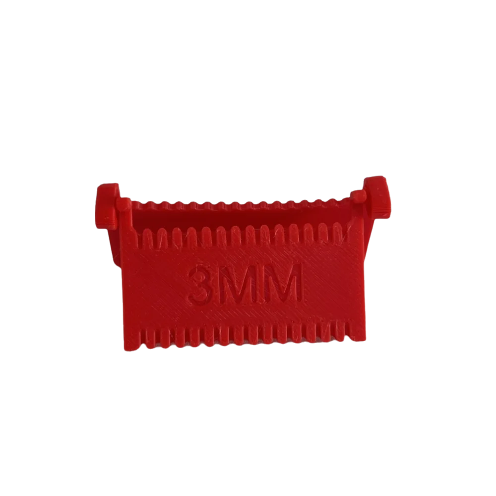 Clip-On Sewing Gauge | Quilting & Edge Stitch Guide Tool Sewing Guide Tool Nixie Red-3mm