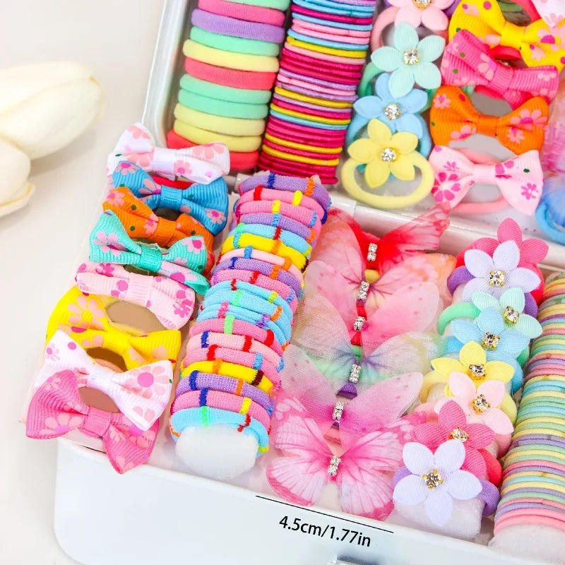Girls Bow Hair Accessories Set – Colorful Princess Gift Girls Hair Accessories Nixie