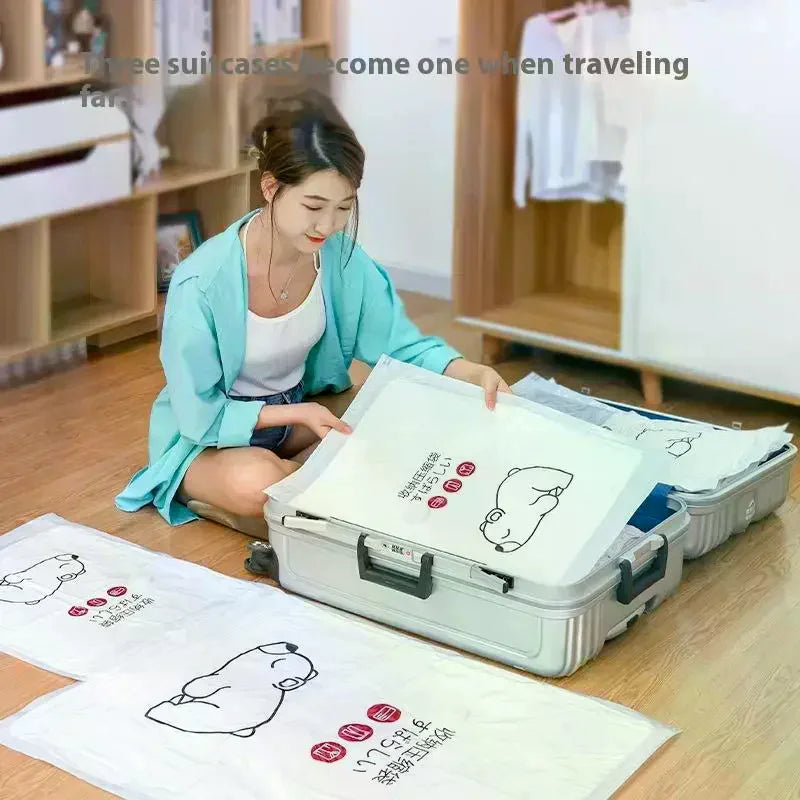 Vacuum Storage Bags for Clothes & Quilts | Space-Saving PA+PE Vacuum Storage Bag Nixie