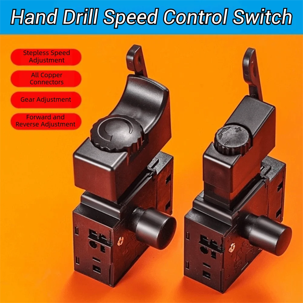 Electric Drill Speed Controller Switch – Lock-On Trigger Switch
